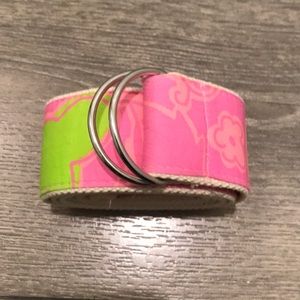 Lilly Pulitzer Pink Green Belt medium